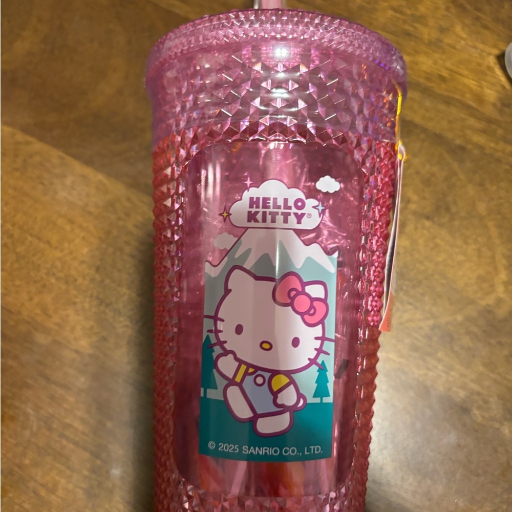 Sanrio Hello Kitty Pink Textured Cup